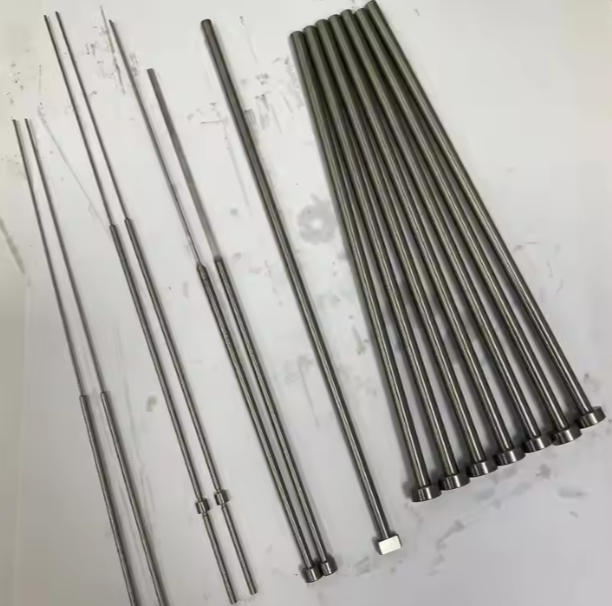 INJECTION MOLD COMPONENTS – SKH40 SKH51 EJECTOR PINS AND TICN-COATED CORE PINS/ SKH40 SKH51 INJECTION MOLD EJECTOR PINS – HIGH QUALITY CORE PINS & SLEEVES