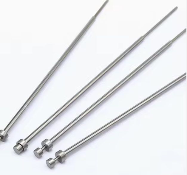Customized Straight 65MN Ejector Pins & Stepped Sleeves for Injection Moulds
