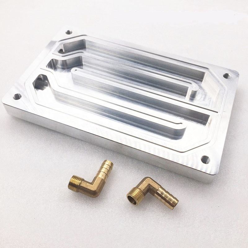 High-Precision CNC Machined Aluminum Cooling Water Blocks
