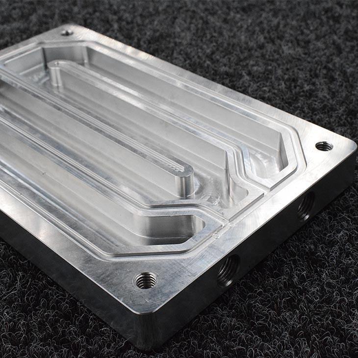 High-Precision CNC Machined Aluminum Cooling Water Blocks