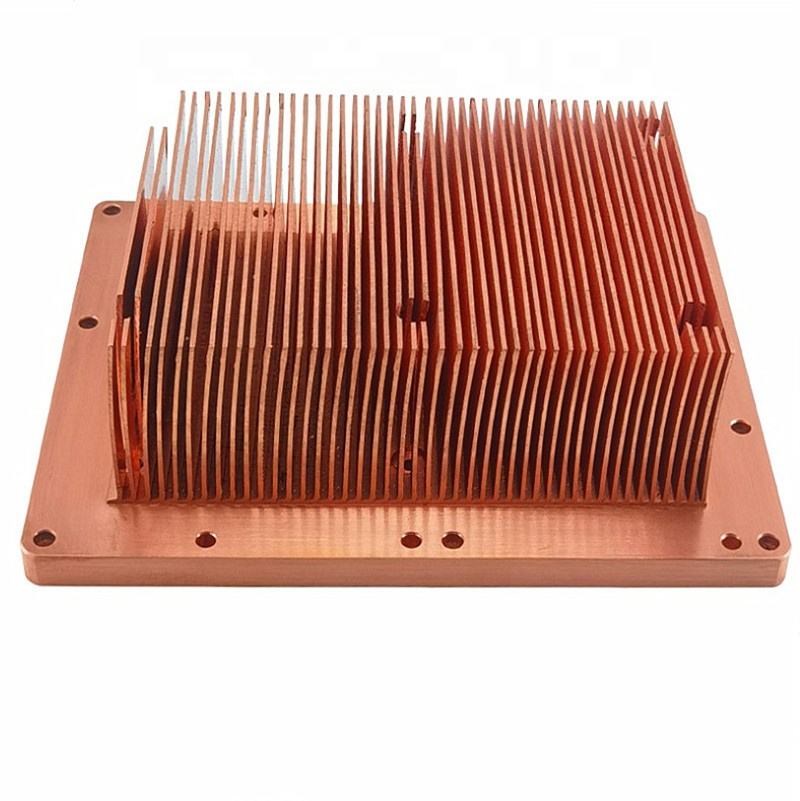 High-Precision Copper Pin Fin and Skiving Fin Heatsink Fabrication
