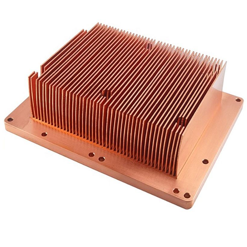 High-Precision Copper Pin Fin and Skiving Fin Heatsink Fabrication